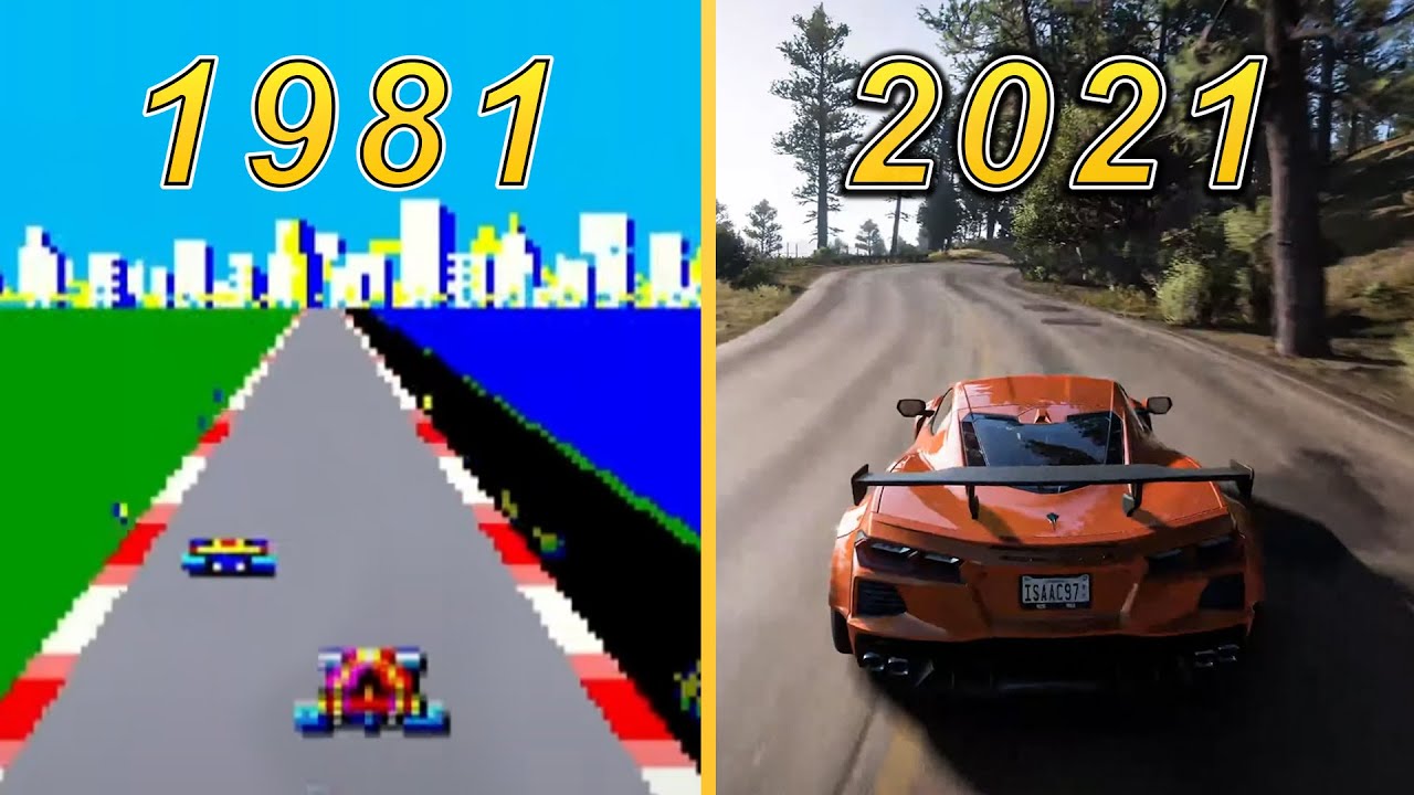 The Evolution of Car Driving Games 1981-2021