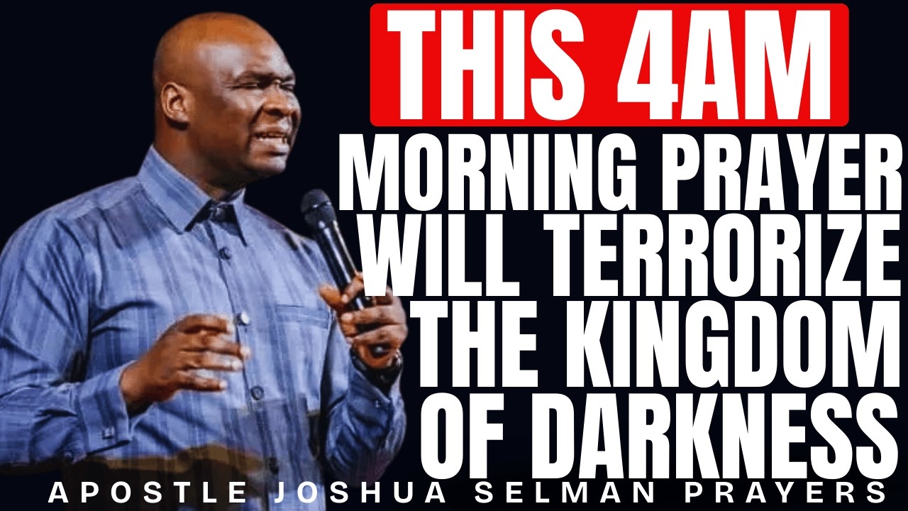 Эта молитва в 4 утра вселит ужас в Царство Тьмы этим утром | Джошуа Селман