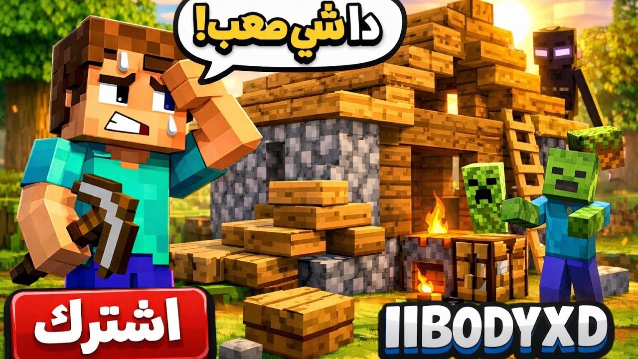 بدايه مستحيله | #minecraft 