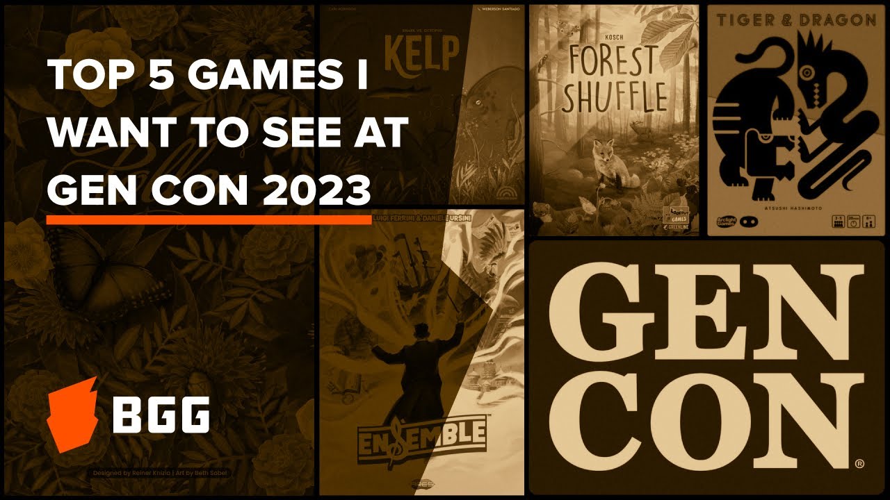My Most Anticipated Games at Gen Con 2023