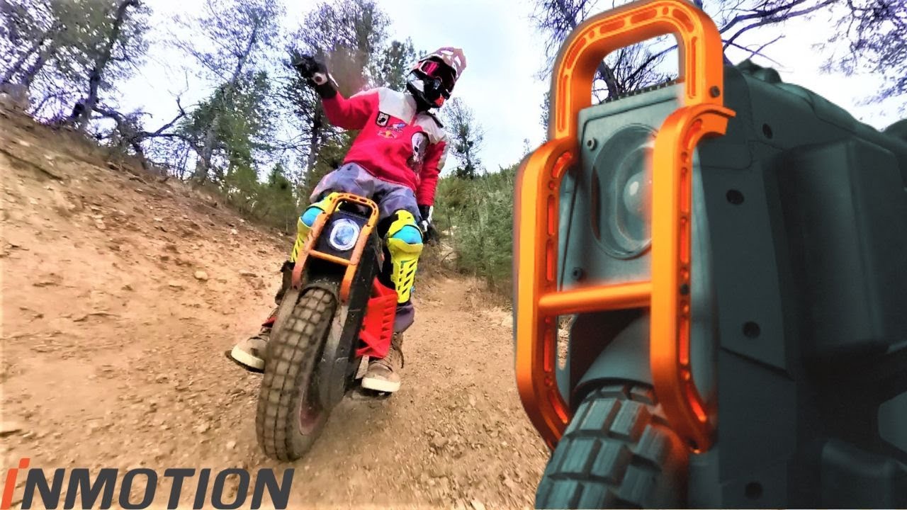 INSANE INMOTION V13 (ELECTRIC UNICYCLE) Dual Sport Adventure Ride! Street, Dirt, Single-track!