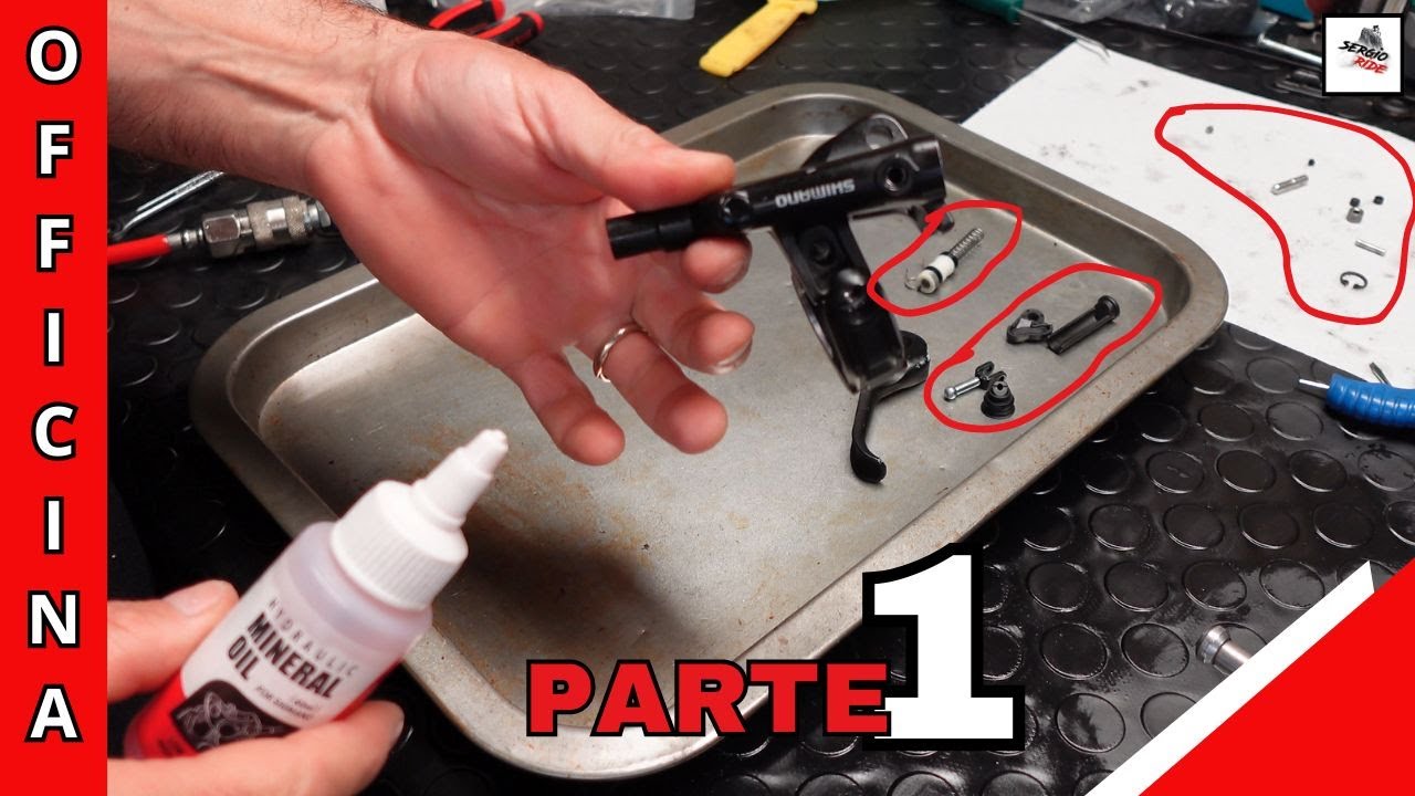 REVISIONE FRENO SHIMANO DEORE SLX XT XTR PART 1