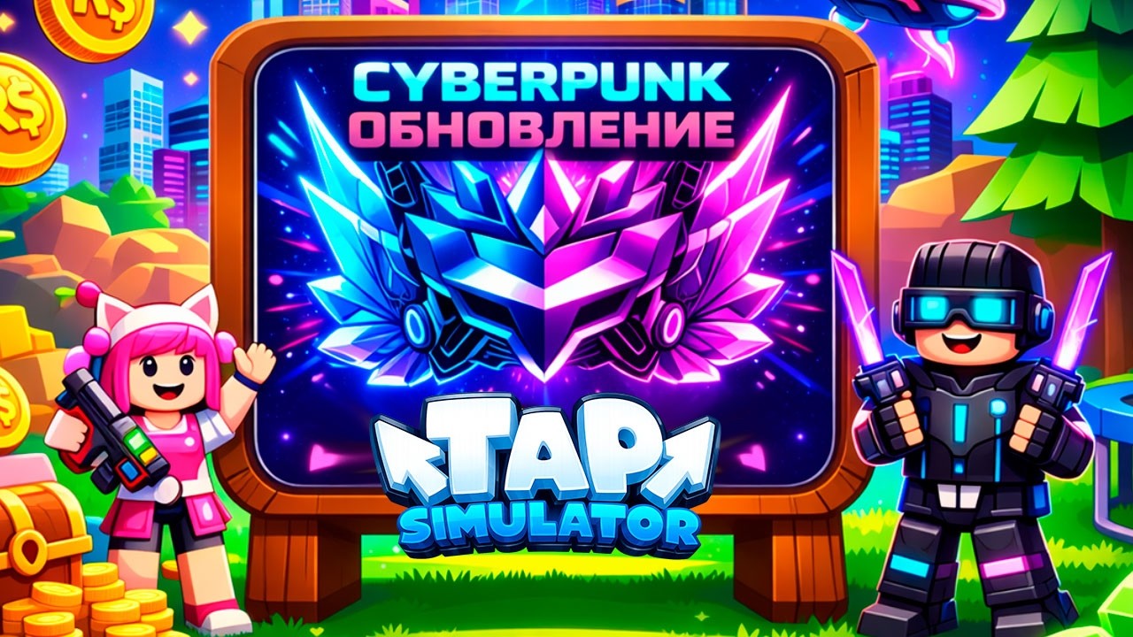 КИБЕРПАНК ОБНОВЛЕНИЕ В TAP SIMULATOR РОБЛОКС! ROBLOX