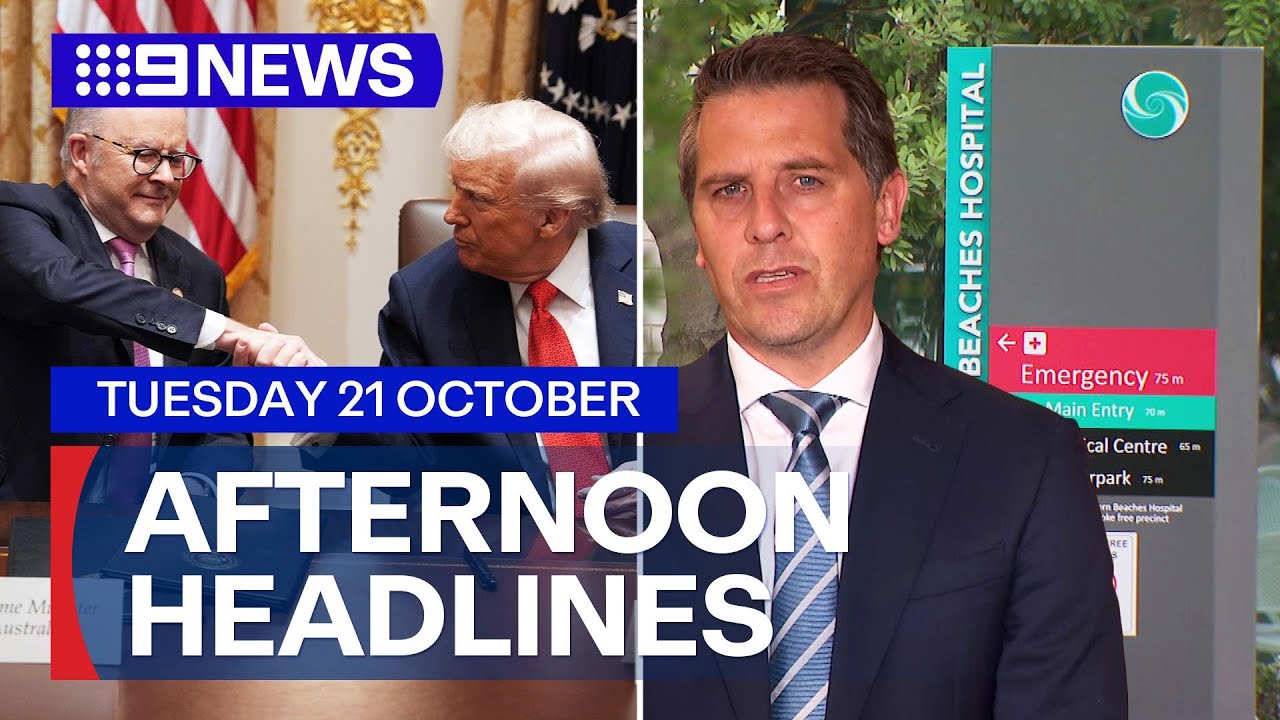 PM Albanese meets with Trump; Northern Beaches Hospital in public ownership | 9 News Australia