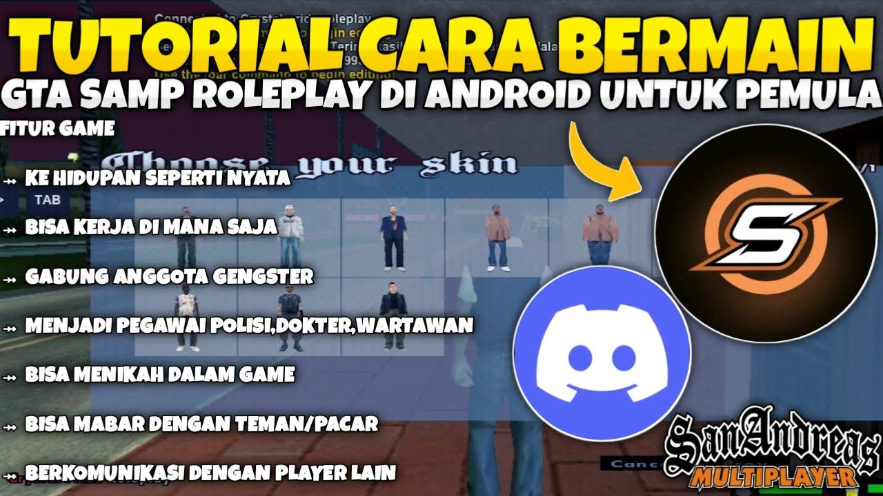 CARA BERMAIN GTA SAMP ROLEPLAY DI ANDROID UNTUK PEMULA