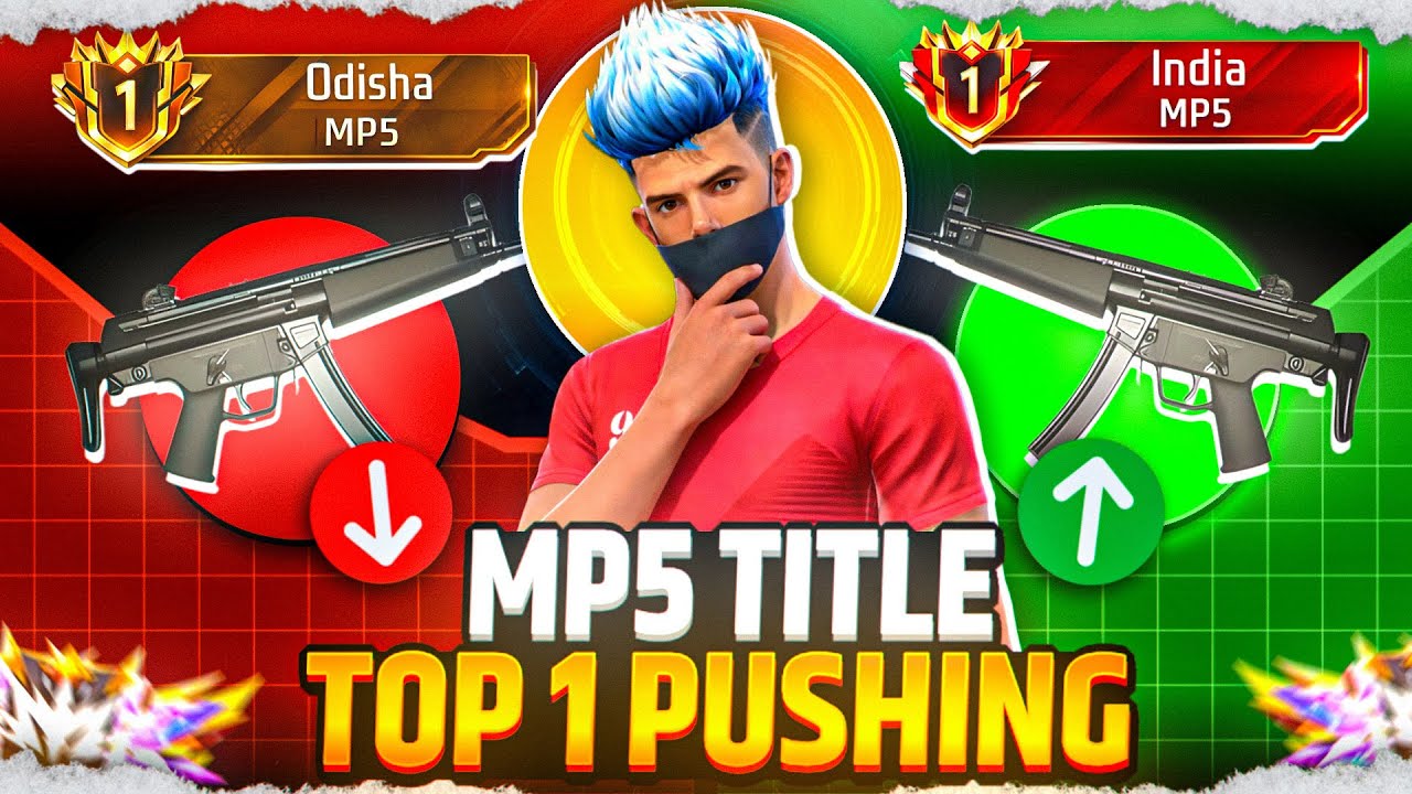 Pushing Top 1 Tittle In Mp5 ☠️Solo Grandmaster Gameplay #gwtarun 
