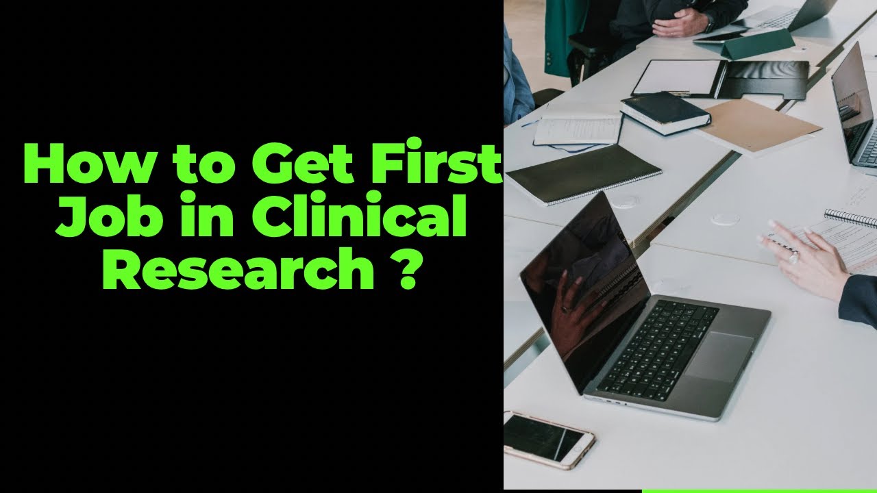 How to get a #Job #clinicalresearch, 5 Action Points