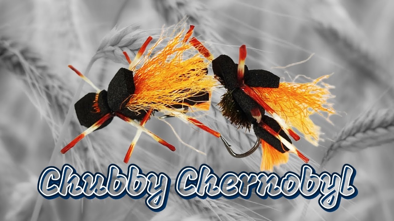 Atado de moscas: Chernobyl Chubby DryFly.