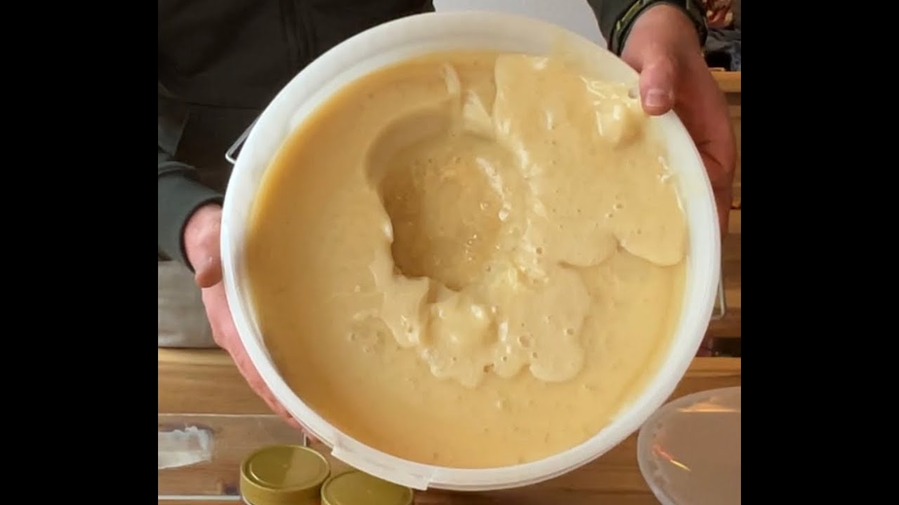 kristallisierten Honig cremig rühren Teil 1