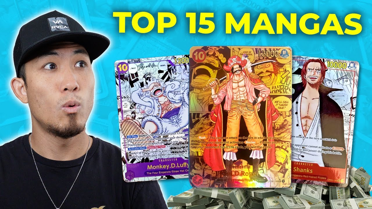 Top 15 Valued One Piece MANGA Cards - CRAZY RAW VALUE! (As of 3/7/25)