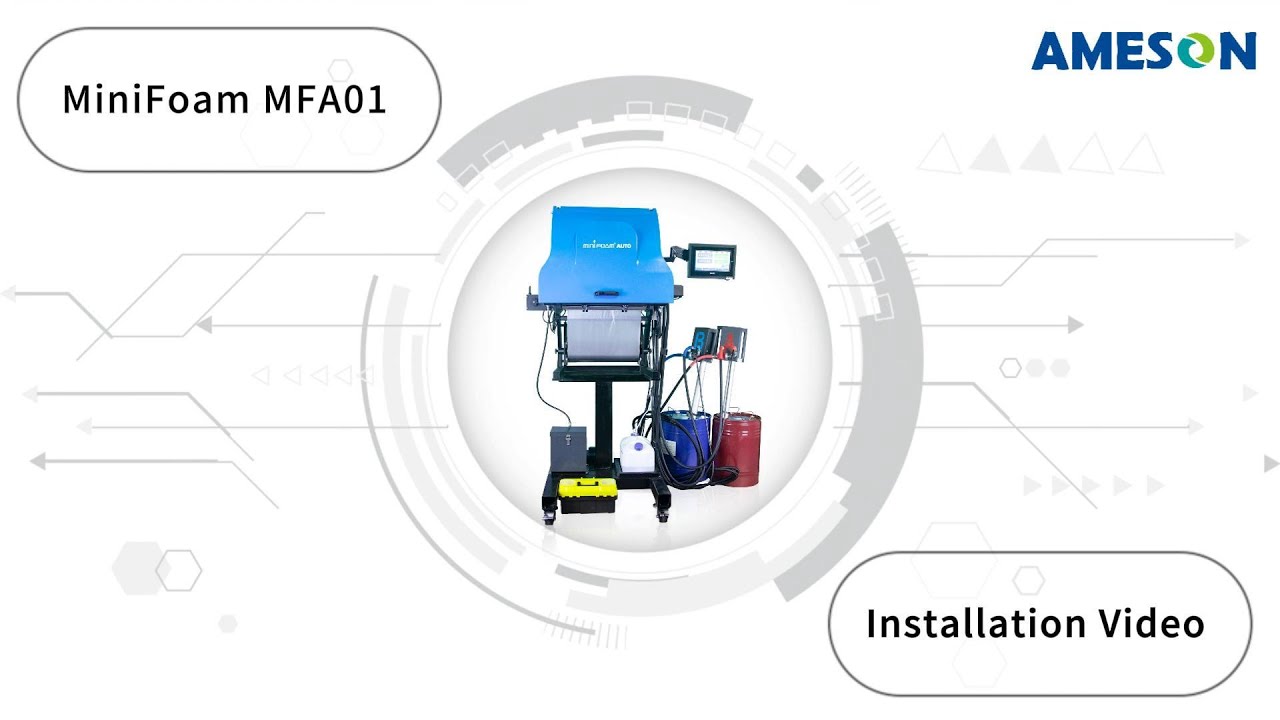 MFA01 Foam In Place Machine Installation Video