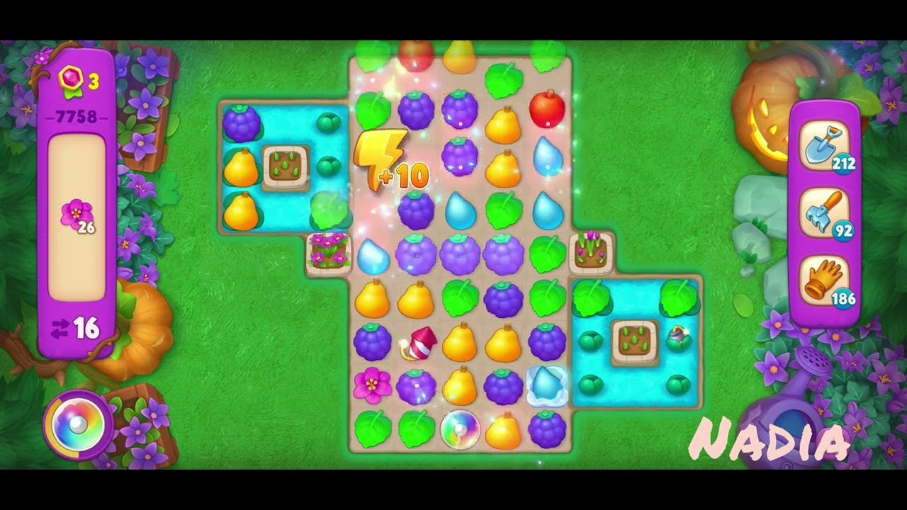 Gardenscapes Level 7758🥀. No Boosters used