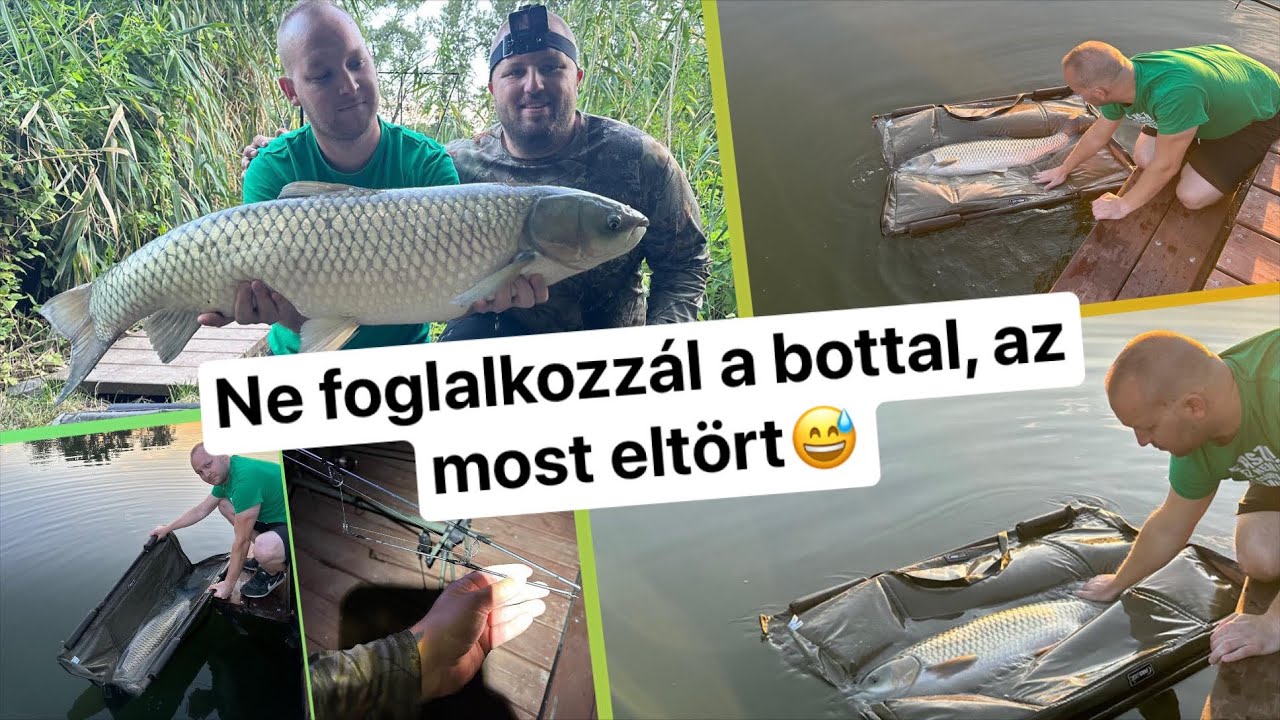 Még hogy törött bottal nem lehet amúrt fogni😅
