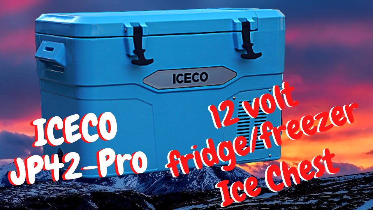 ICECO JP42 Pro 3 in 1 Fridge 12 Volt Portable Fridge Freezer Cooler,  SECOP, Rotomolded Construction
