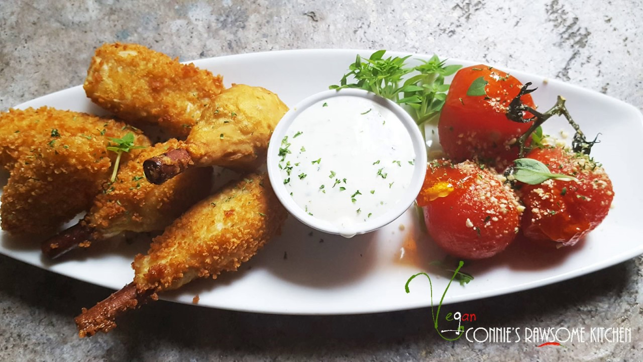 recipe #3 VEGAN GLUTEN FREE CHICKPEA WINGS AND THINGS + BONUS RECIPE  | Connie's RAWsome kitchen