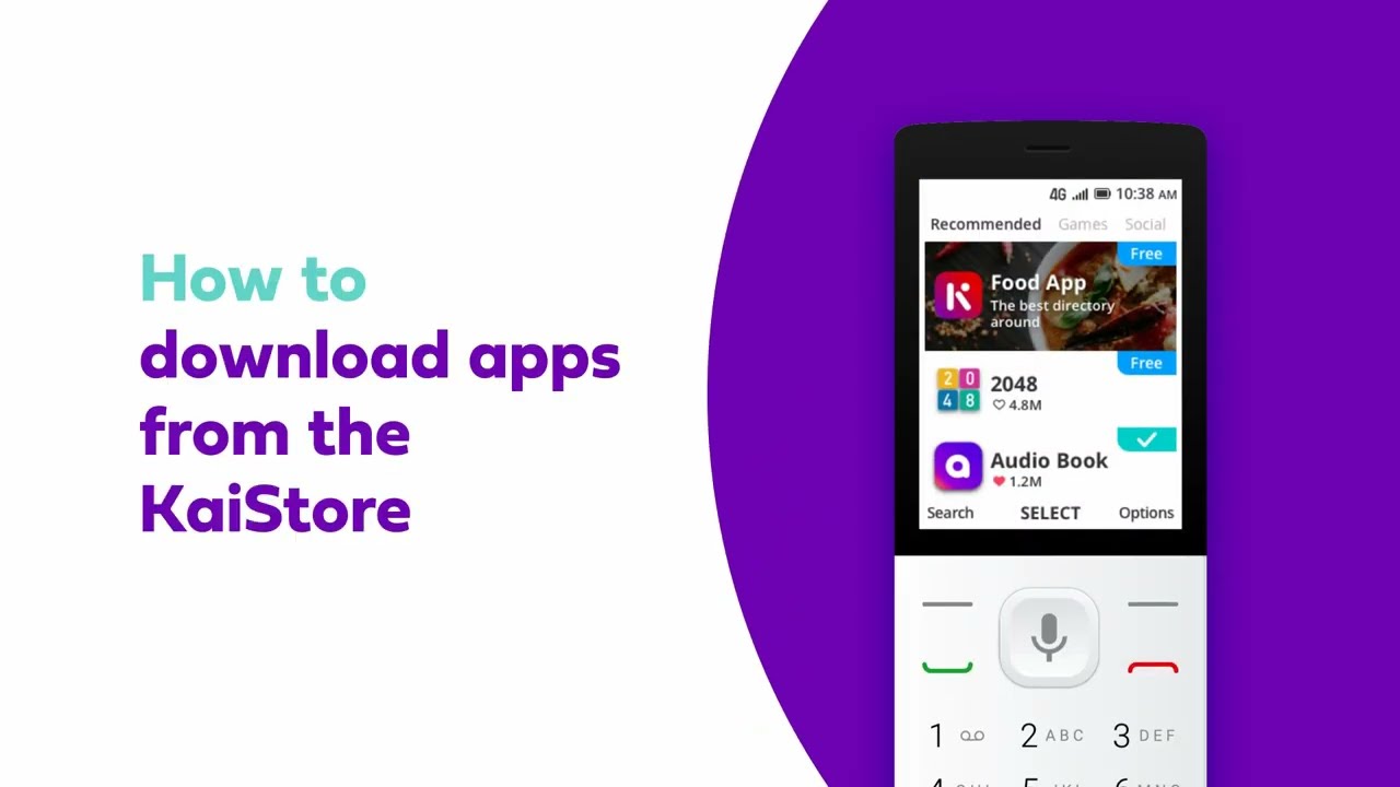 How to download apps from the KaiStore - 2048 (no audio)