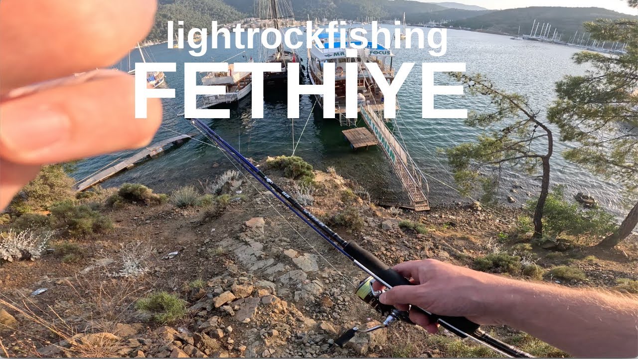 Kaçan Balık İri Oldu, Kıyıdan Lrf avı, Fethiye Yarımada