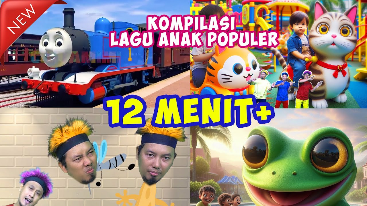NAIK KERETA API, CICAK DI DINDING, NAIK ODONG ODONG DLL   KOMPILASI LAGU ANAK TERBAIK SEPANJANG MASA