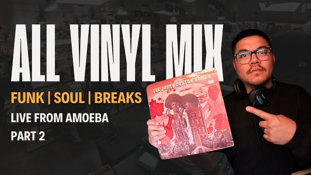 Classic Funk, Soul, Breaks Mix All 45's Vinyl Part 2 | Live from Amoeba Berkeley (RSD 2024)