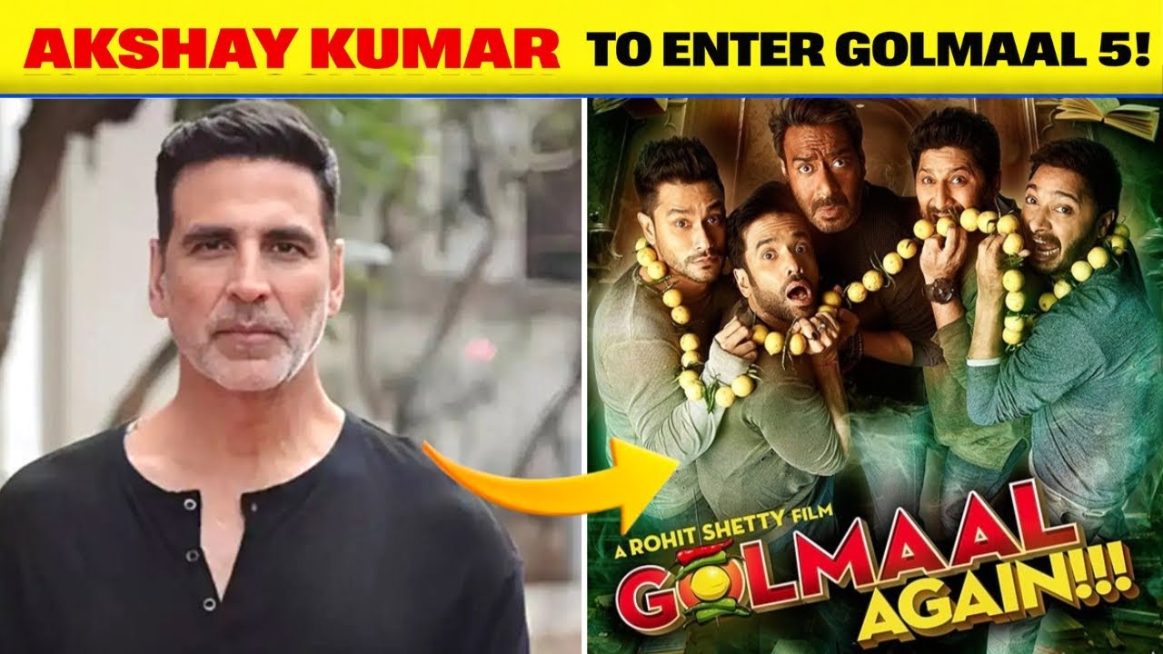 Akshay Kumar to play MAIN VILLAIN in GOLMAAL 5 🥳| Rohit ShettyNew Movie | Negative Lead |