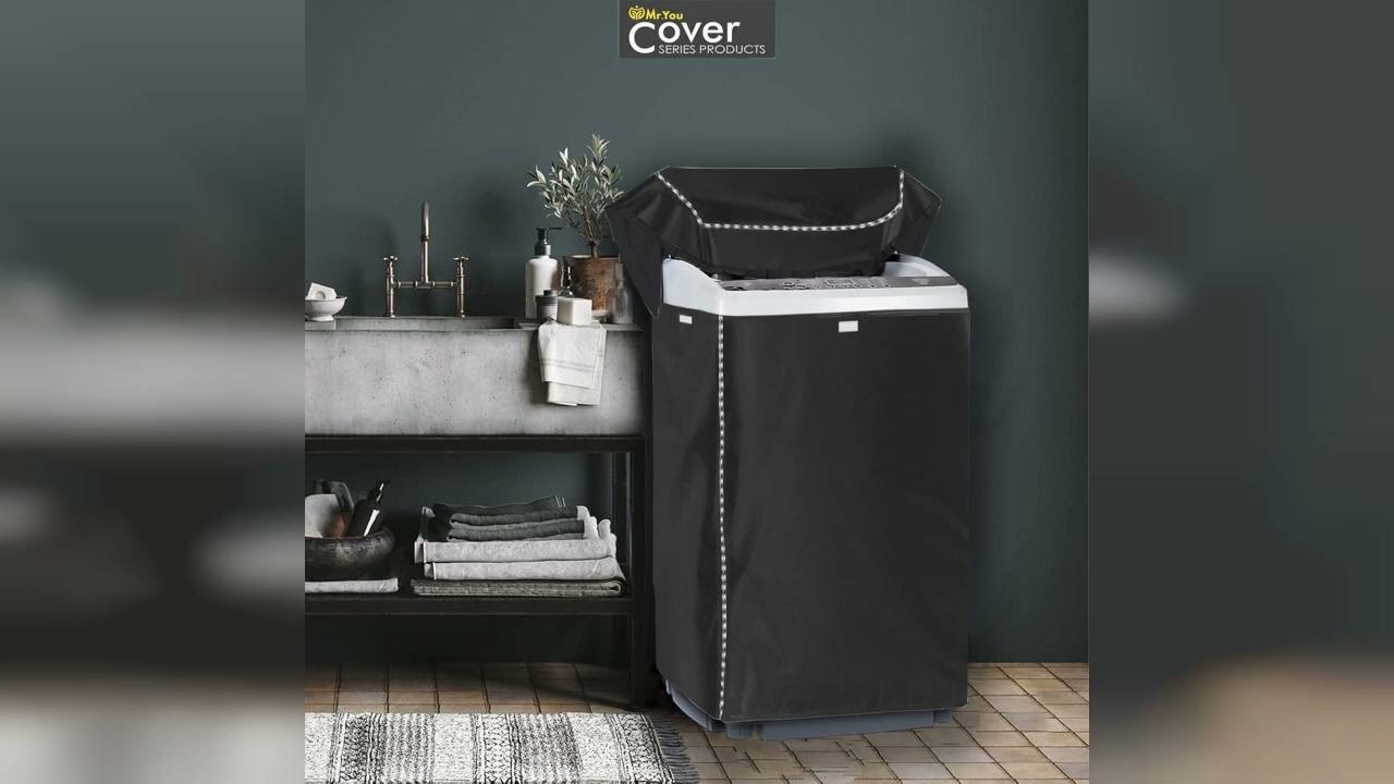 Review: Portable Top Load Washer Dryer Cover, Waterproof Full-Automatic Washing Machine Cover ...