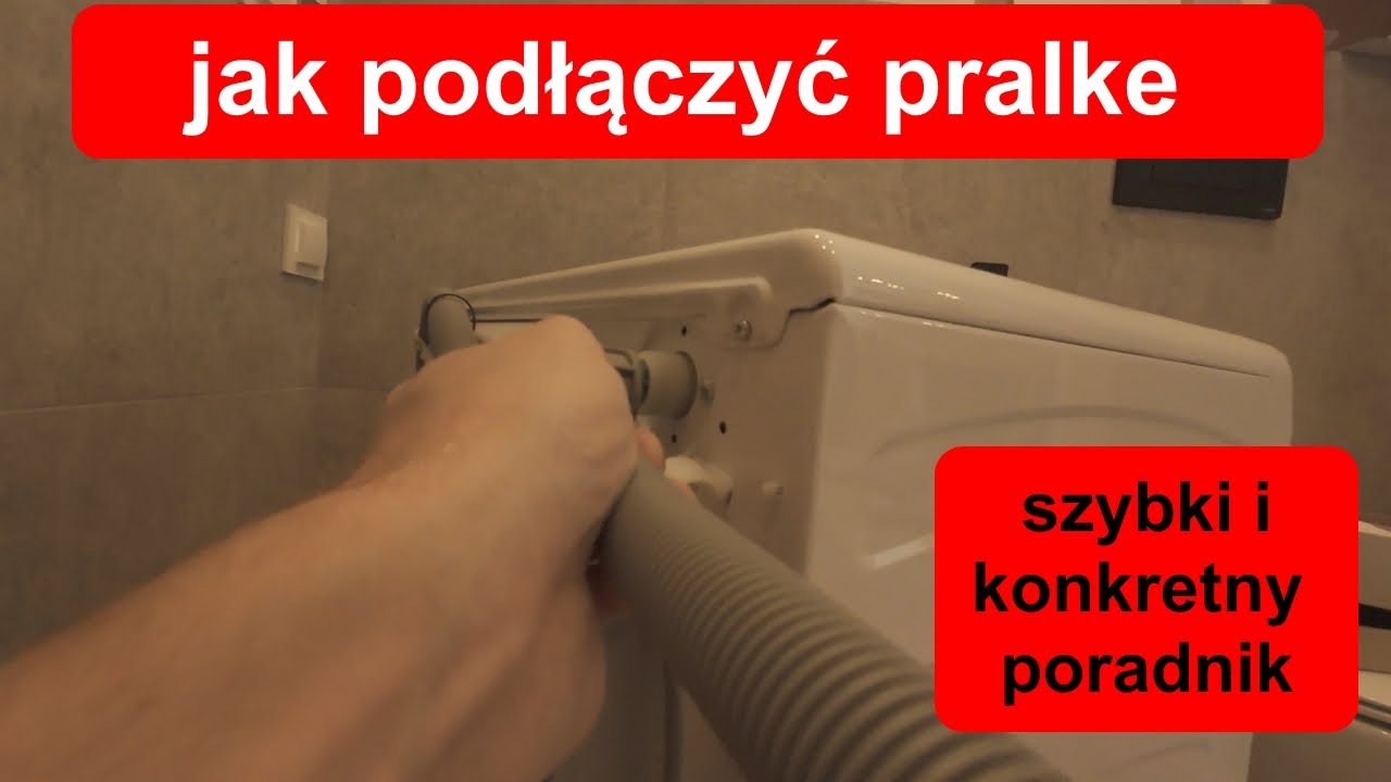 kupiłeś pralkę ? musisz obejrzeć ten film,jak podłączyć pralke