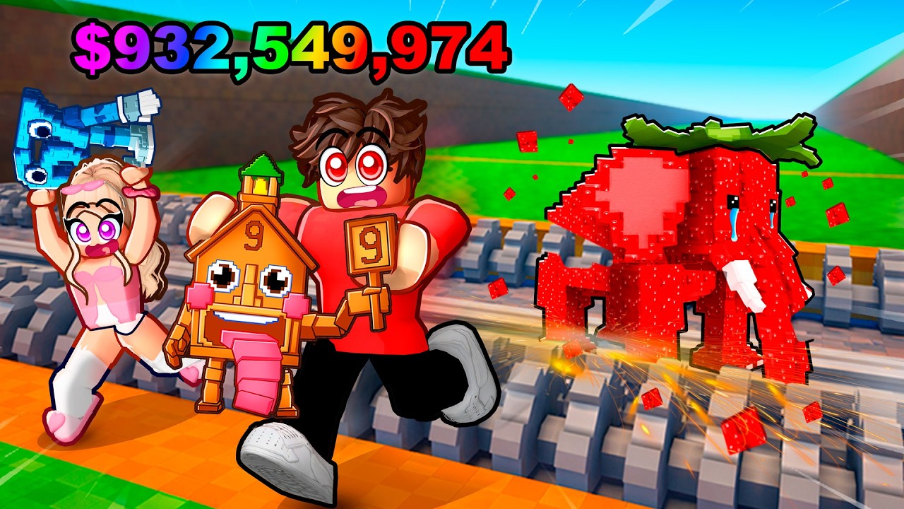 ROBLOX ESCAPE GETTING SHREDDED FOR BRAINROTS...