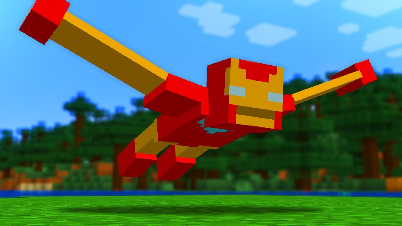 Я переделал каждого моба в героев Marvel в Minecraft.