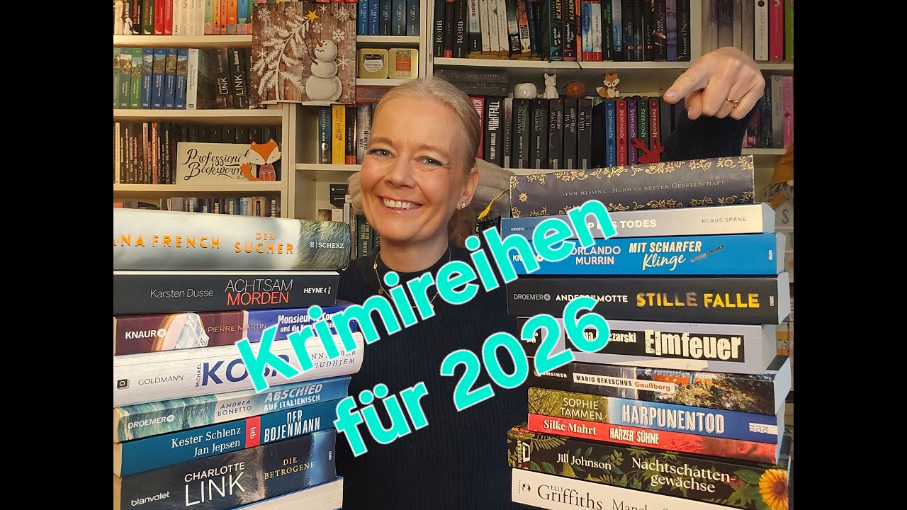 Krimireihen für das Jahr 2026! Eingekauft und doch noch nicht angefangen! Welche hab ich vor mir?