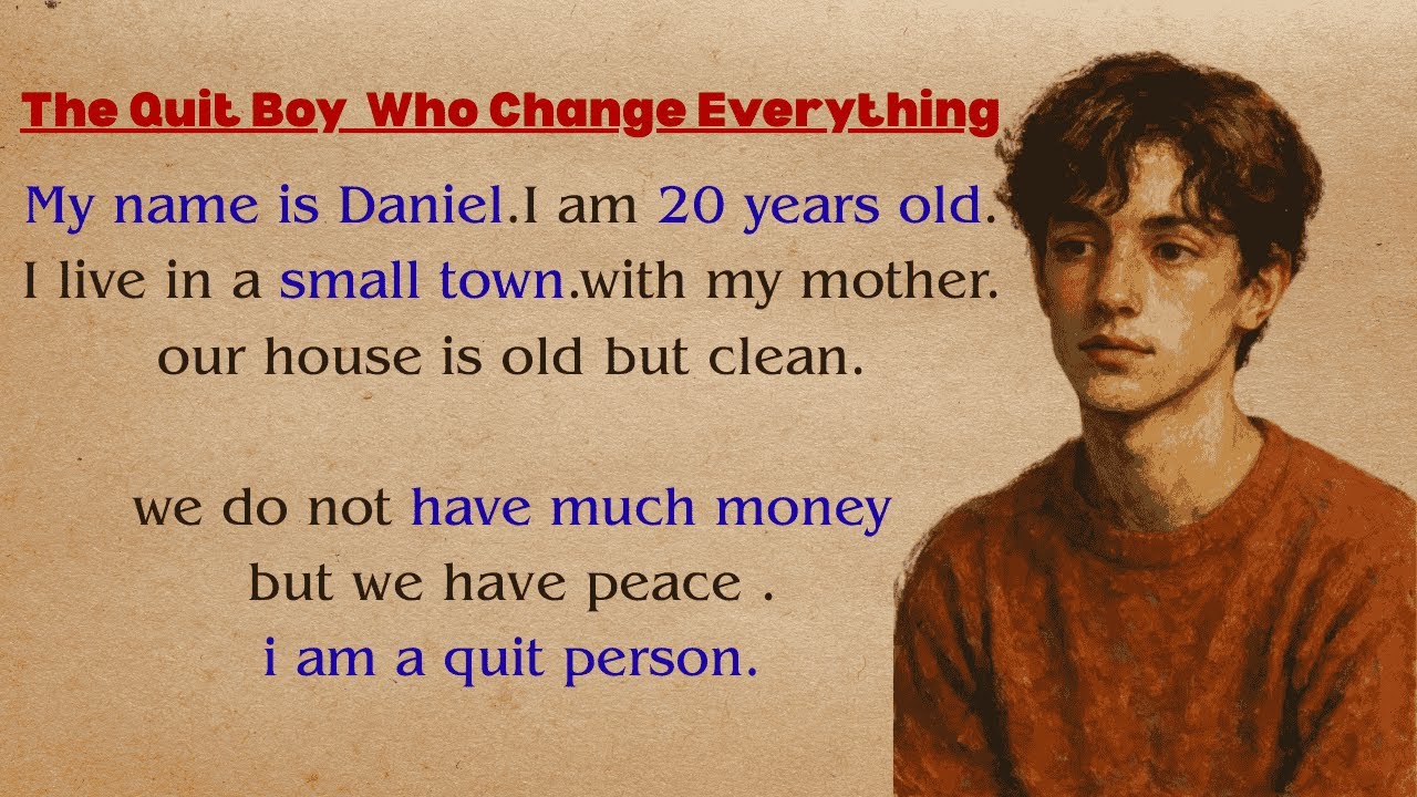 The Quiet Boy Who Changed Everything | Simple English Story for Listening Practice