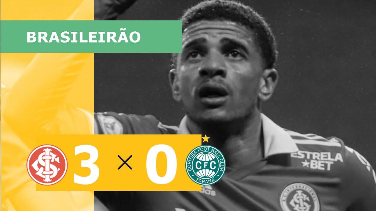 Internacional 3 x 0 Coritiba - Gols - 24/06 - Campeonato Brasileiro 2022