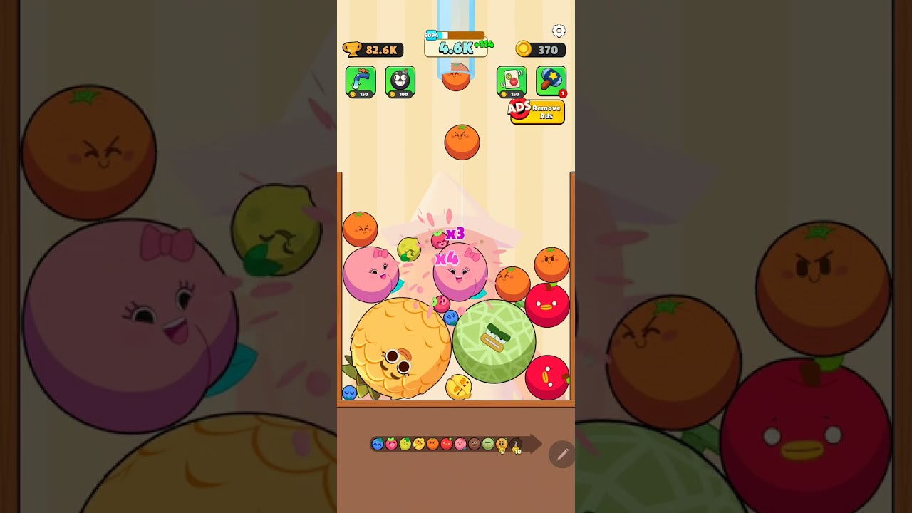 Fruits Clash #games #trendingshorts #viralvideo #gaming #fruitsclash #pzgames #gamingbypz #trending 