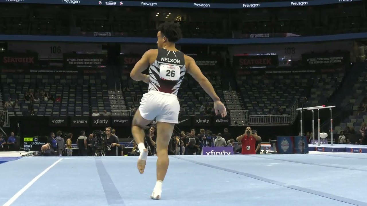 Kameron Nelson -  Floor Exercise -  2025 Xfinity U.S. Championships -  Senior Men Day 1