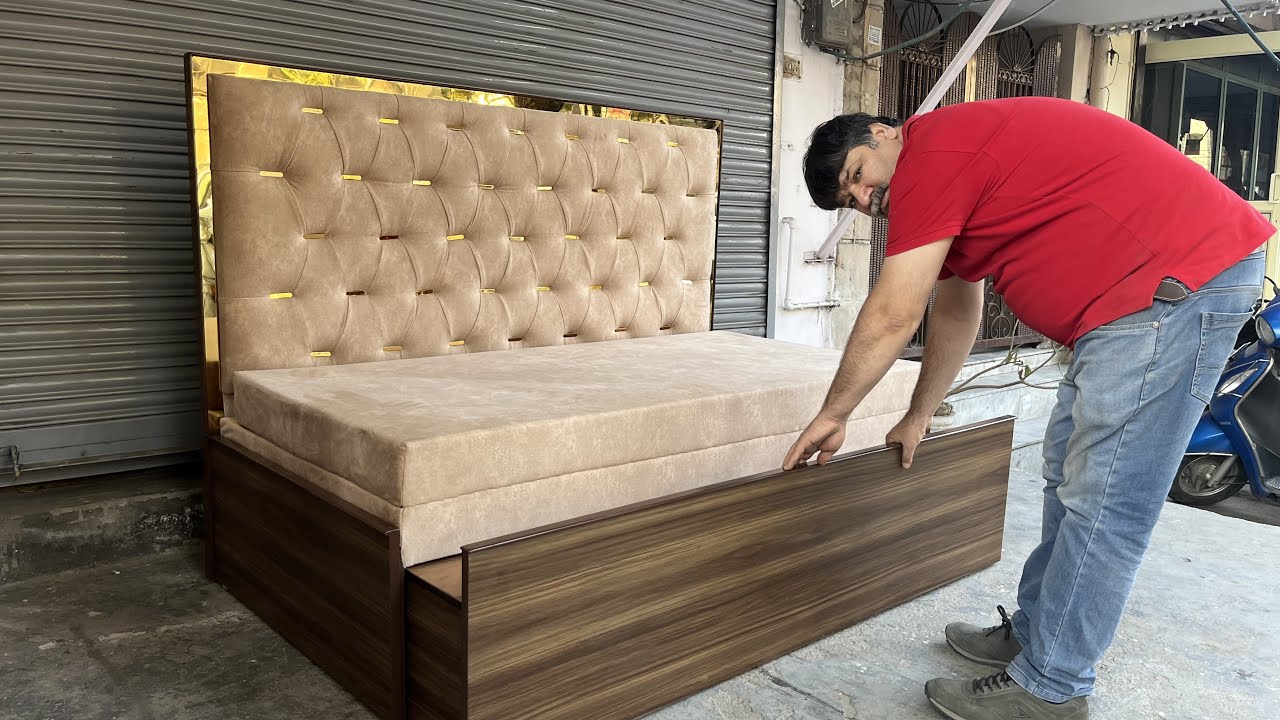 Dewan Cum Double Bed 6' × 6' With Size and Price | Amazing Space Saver