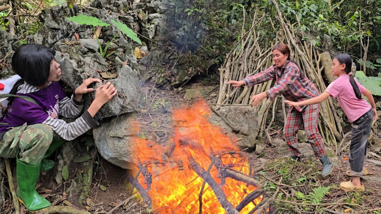 The woman hid when she encountered Kim and Duyen at the farm.