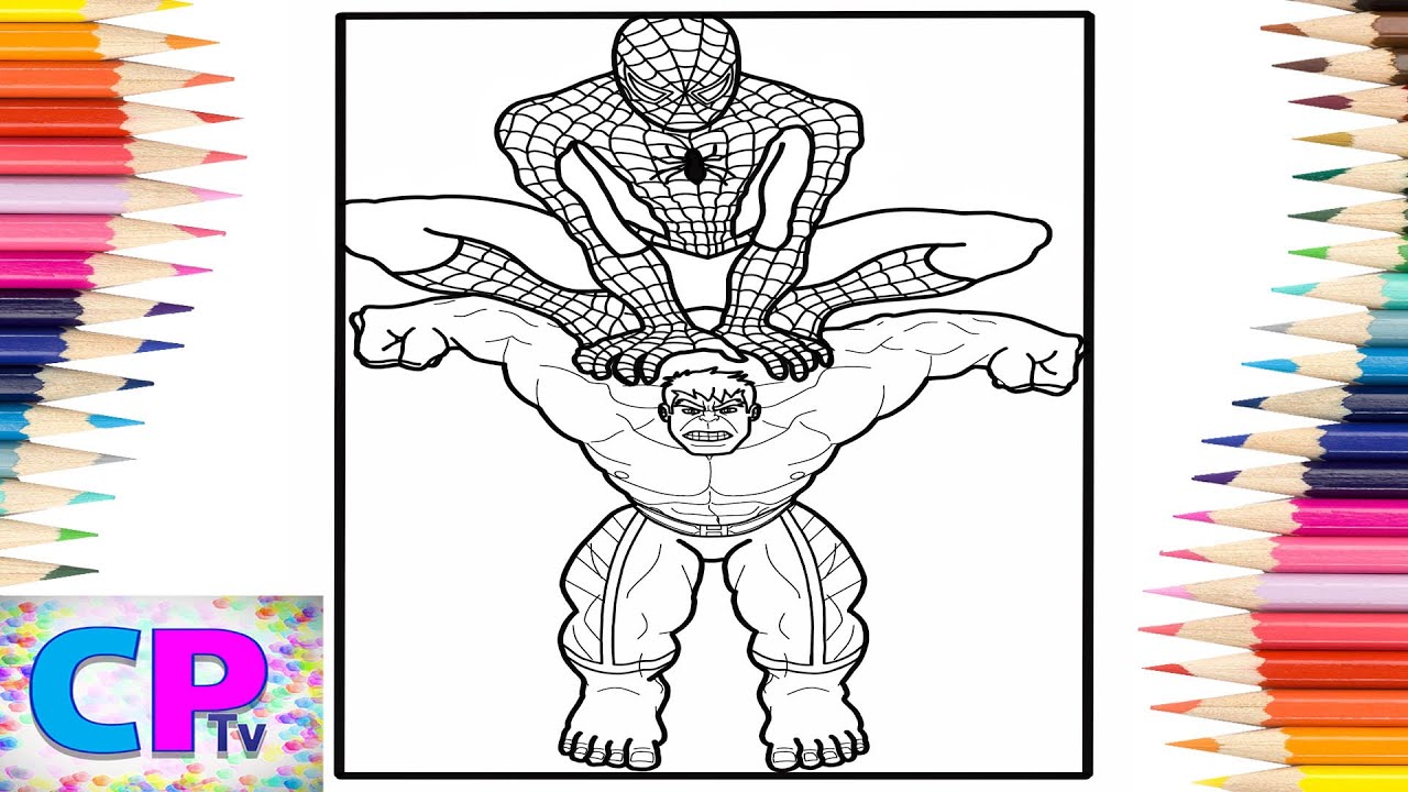 Spiderman on the Top of Hulk Coloring Pages/Elektronomia - Sky High [NCS Release]