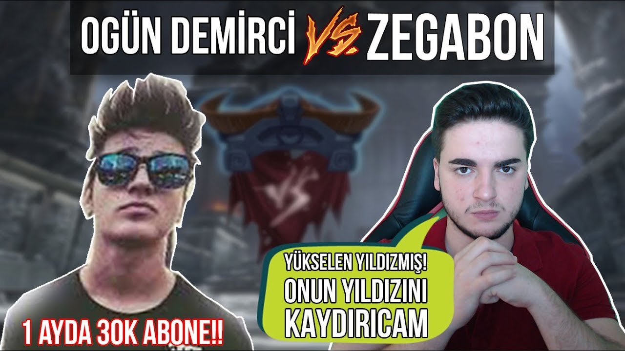 EN HIZLI Y&Uuml;KSELEN LOL YOUTUBER'I OG&Uuml;N DEMİRCİ vs ZEGABON! ZEGABON PİŞMAN EDEBİLECEK Mİ?