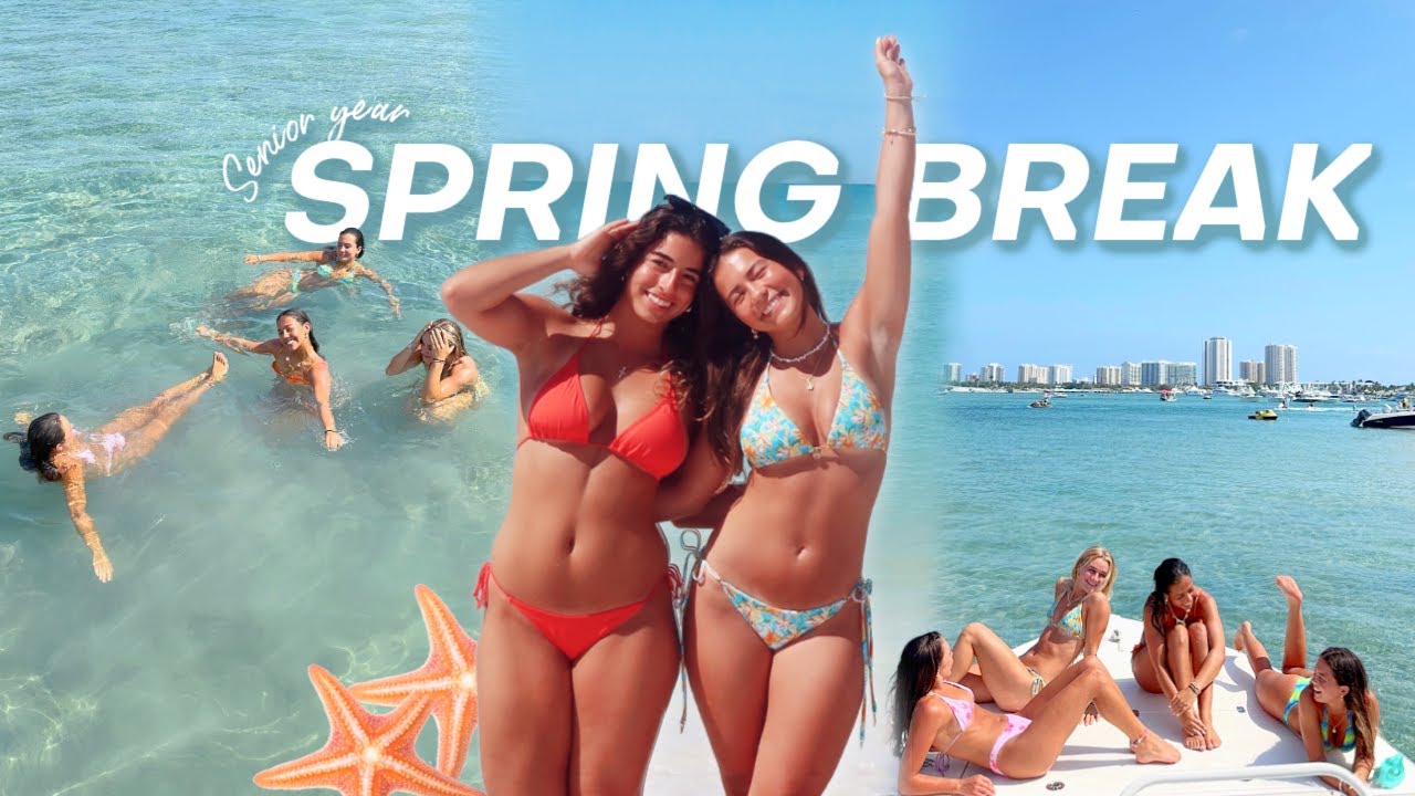 SPRING BREAK: Senior year || Concert, beach days, road trip, shopping, etc!!