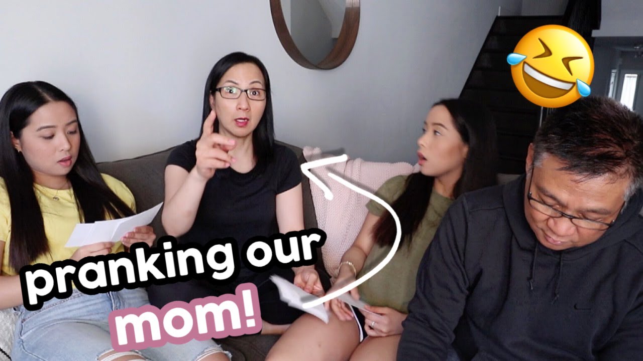 PRANKING OUR MOM! *FIGHTING ON CAMERA*