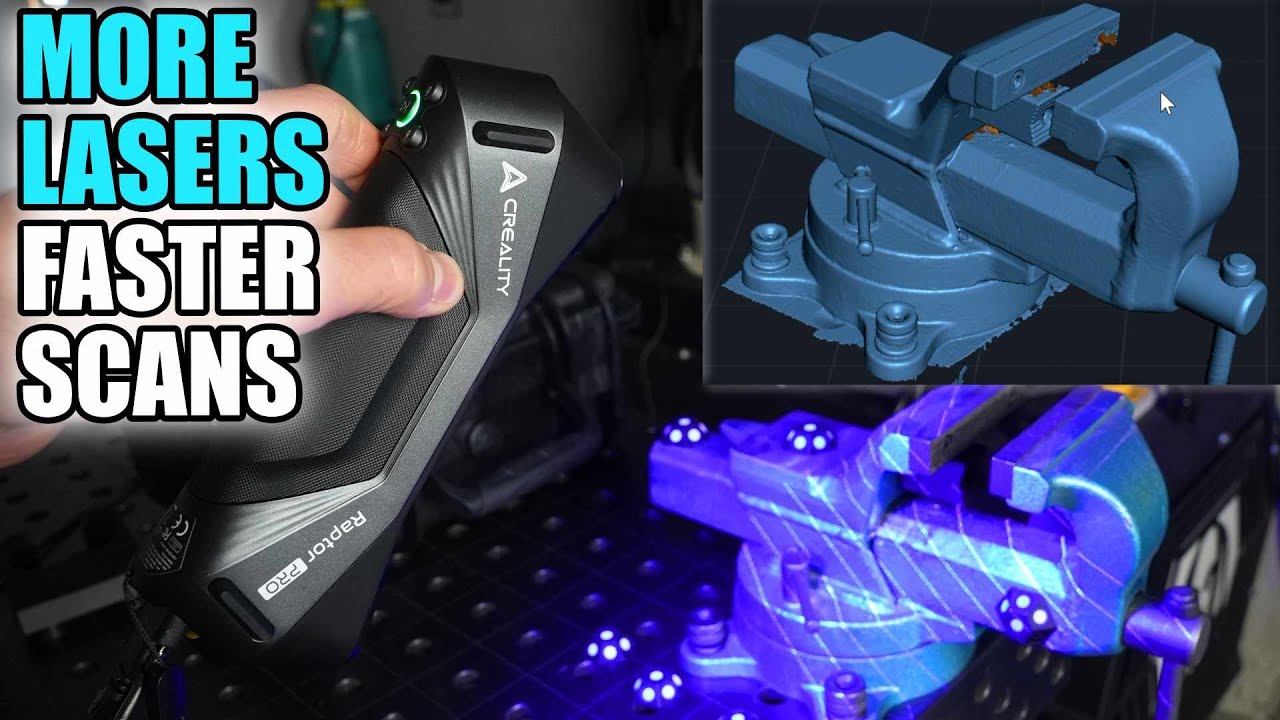 3D Laser Scanners Have Evolved: Creality Raptor Pro