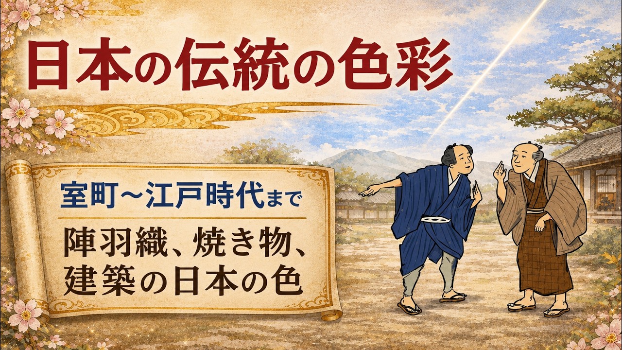 【日本の伝統の色彩】　室町～江戸時代まで