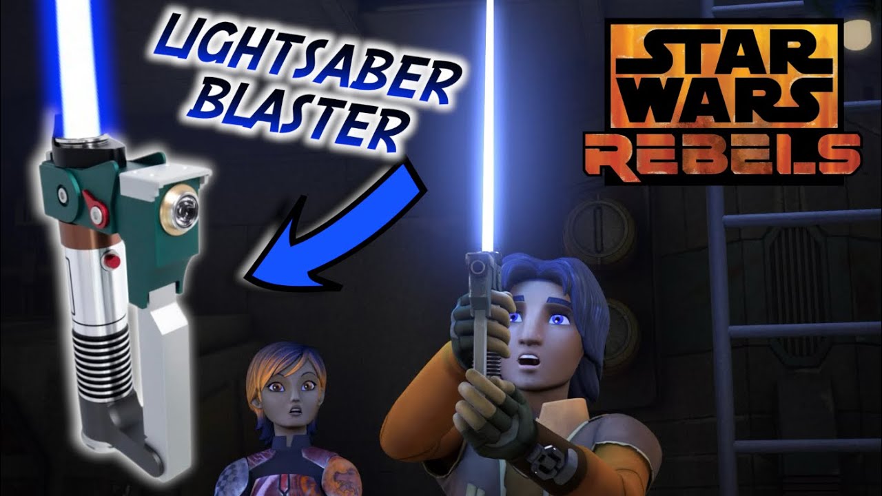The Only Lightsaber-Blaster in Star Wars! Ezra Bridger's First Neopixel Lightsaber! (Artsabers)