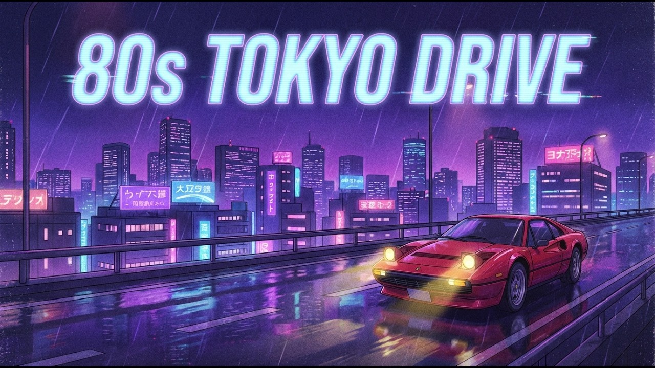 Tokyo Night Drive🚗|30-Min Retro City Pop&Synthwave Mix for Relaxing, Coding & Late Nights #Synthwave