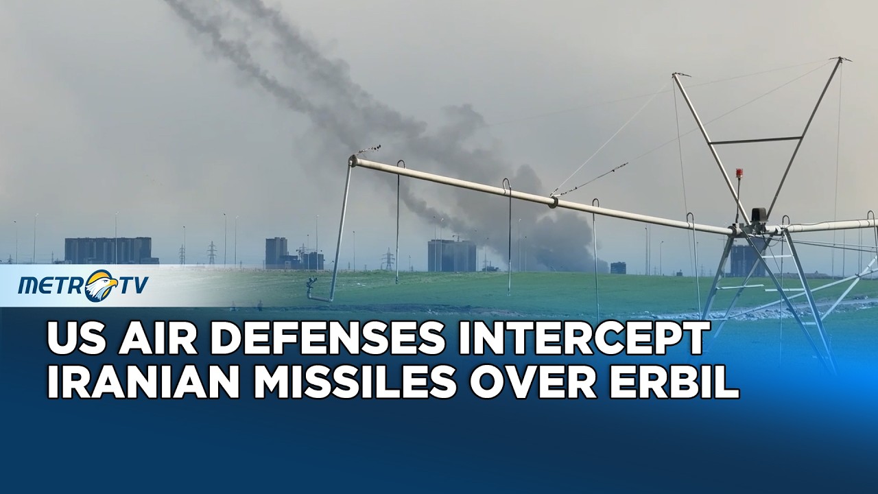 US Air Defenses Intercept Iranian Missiles Over Erbil