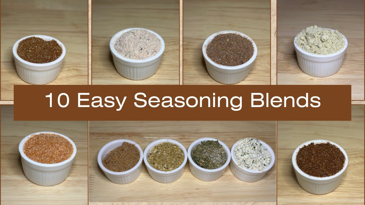 10 Flavorful Homemade Seasoning Blends That You Will Love!