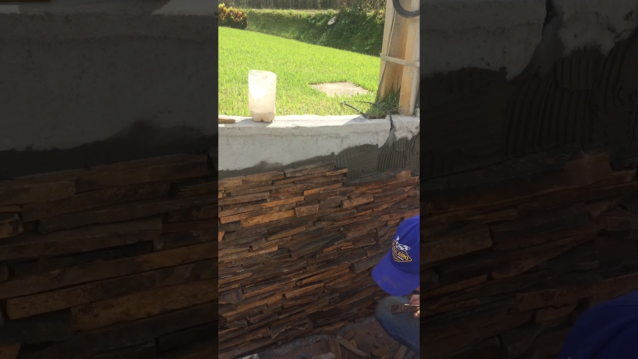 Coloca&ccedil;&atilde;o pedra Ferro irregular