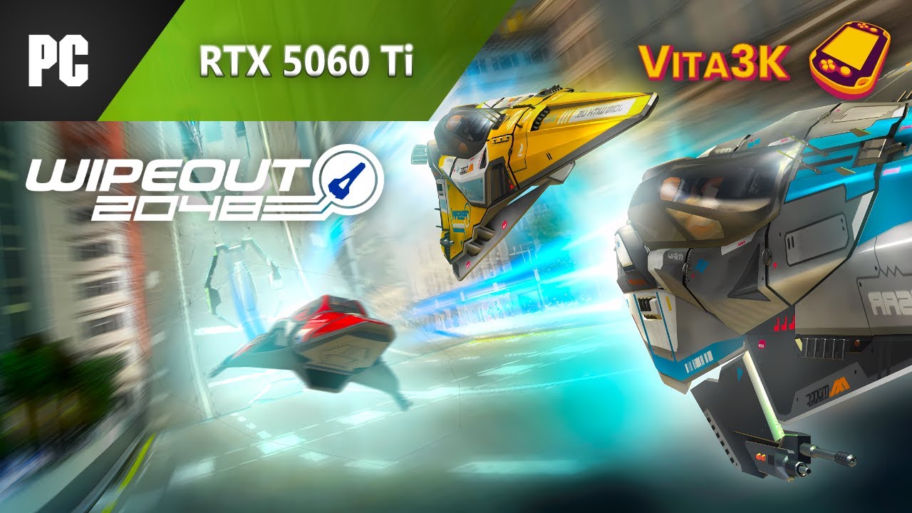 Wipeout 2048 PC Gameplay | Vita3K + RTX 5060 Ti