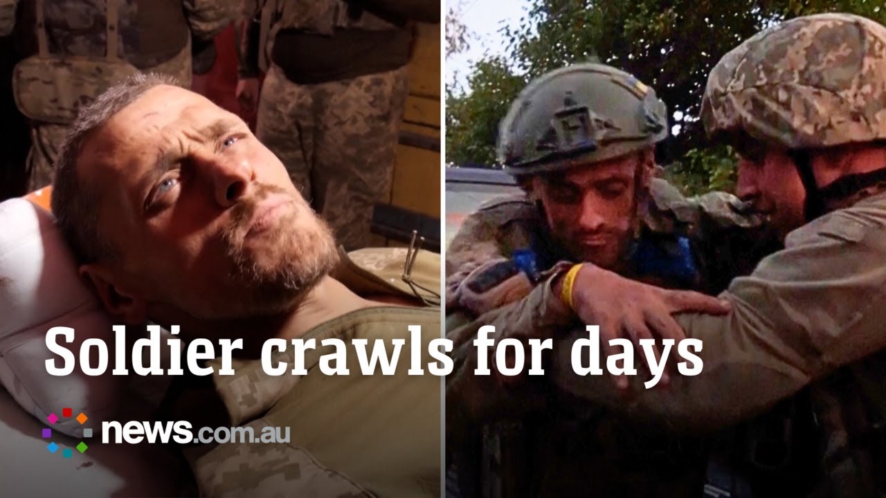 Ukrainian soldier's harrowing escape from drone-infested kill-zone