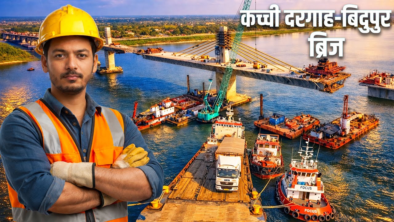 Kacchi Dargah&ndash;Bidupur Bridge Update Vlog | India&rsquo;s Longest River Bridge Bihar 🇮🇳✨