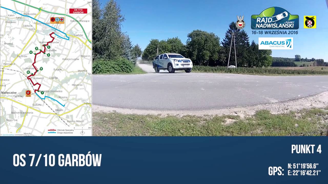 Punty widokowe OS Garb&oacute;w - Rajd Nadwiślański 2016
